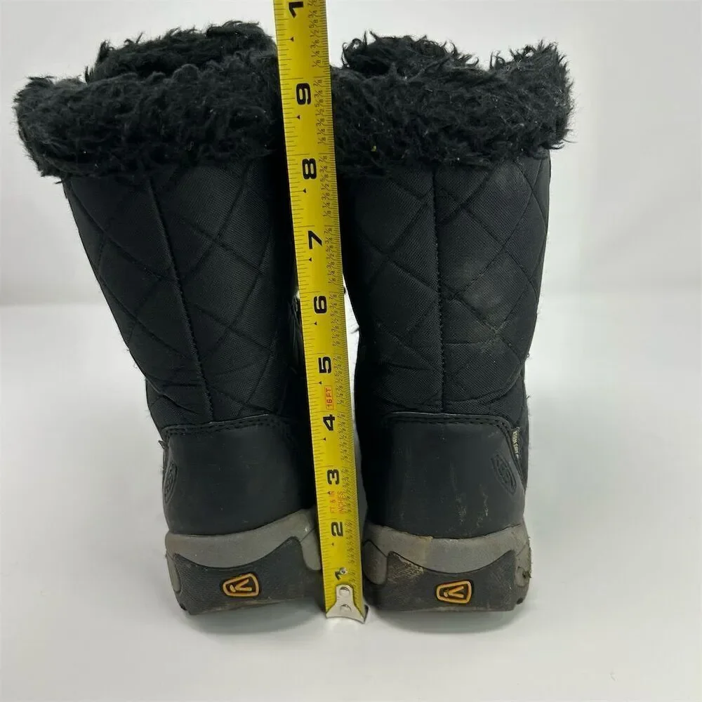 KEEN Women's Black Snow Boots Size 5.5 Waterproof Insulated Winter Warm